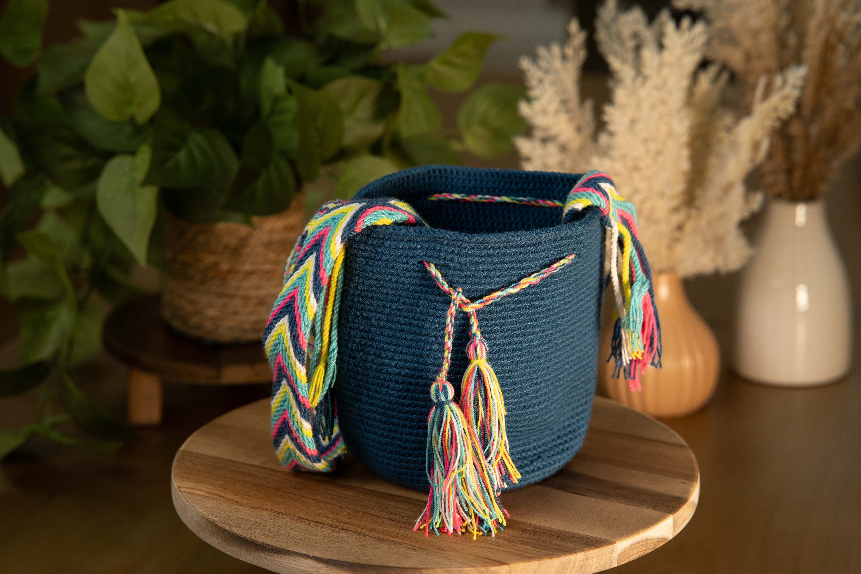 HANDMADE WAYUU COLOMBIAN BAG - SMALL #018