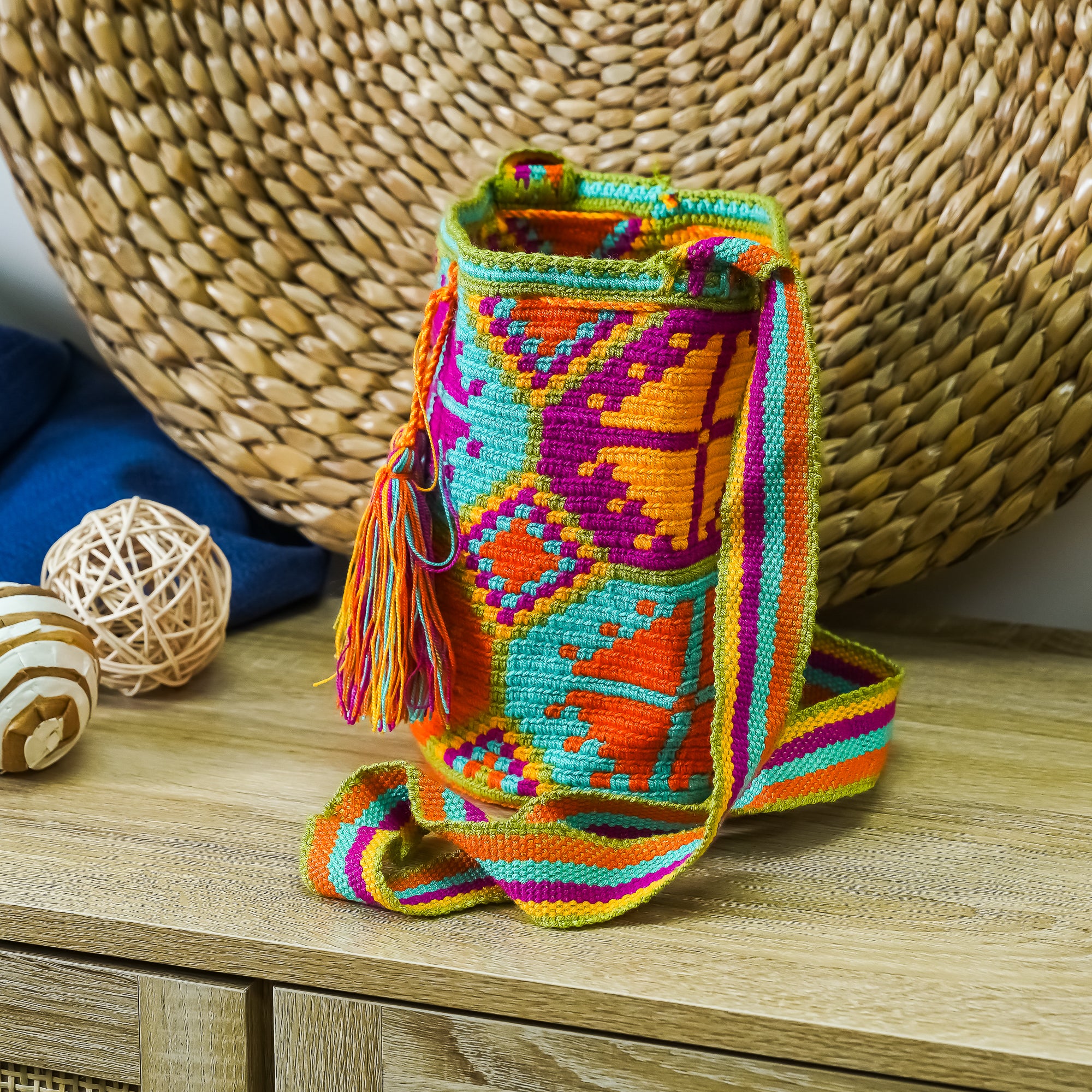 Colombian Handmade Bag (Wayuu - Model #9)