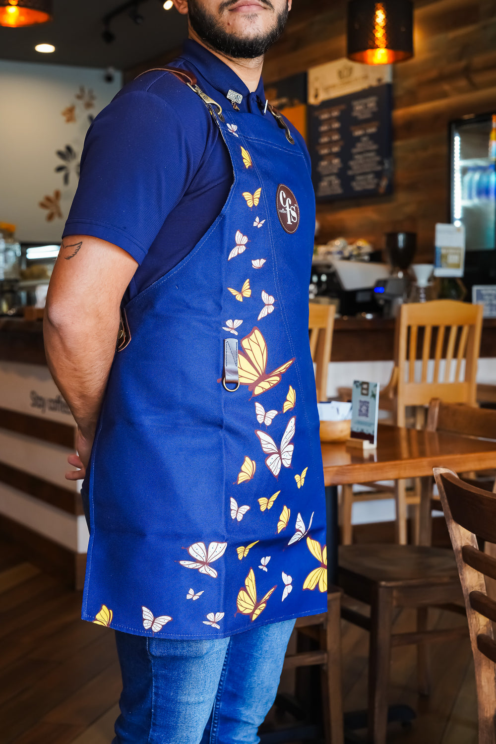 100% Colombian Aprons (CFS Style - Navy)